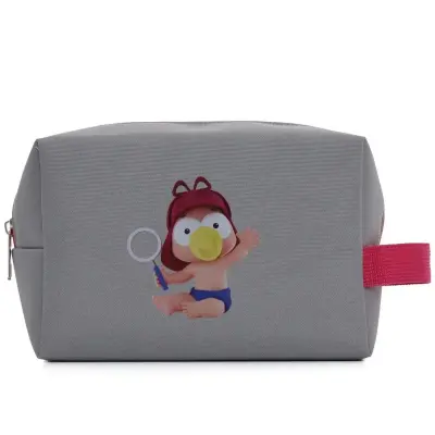 Bebektif Kirli Temiz Bebek Çamaşır Makyaj Çantası Gri