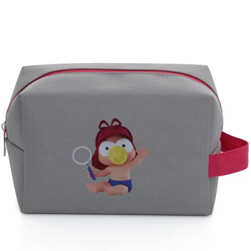 Bebektif Kirli Temiz Bebek Çamaşır Makyaj Çantası Gri - 10