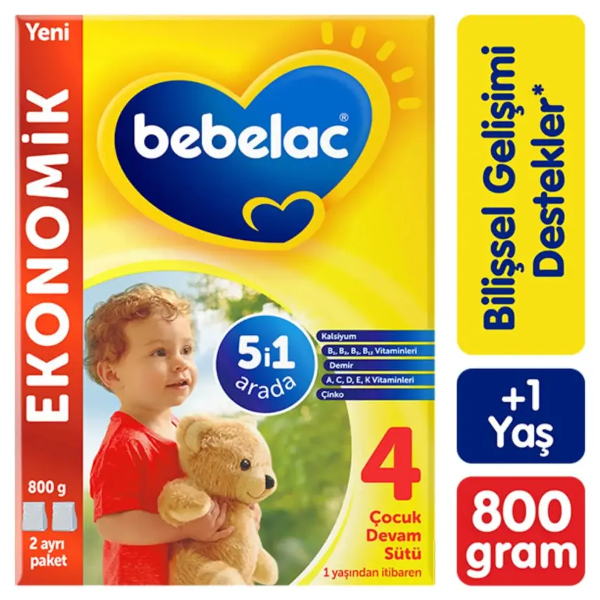 Bebelac 4 Çocuk Devam Sütü 800 Gr - 1