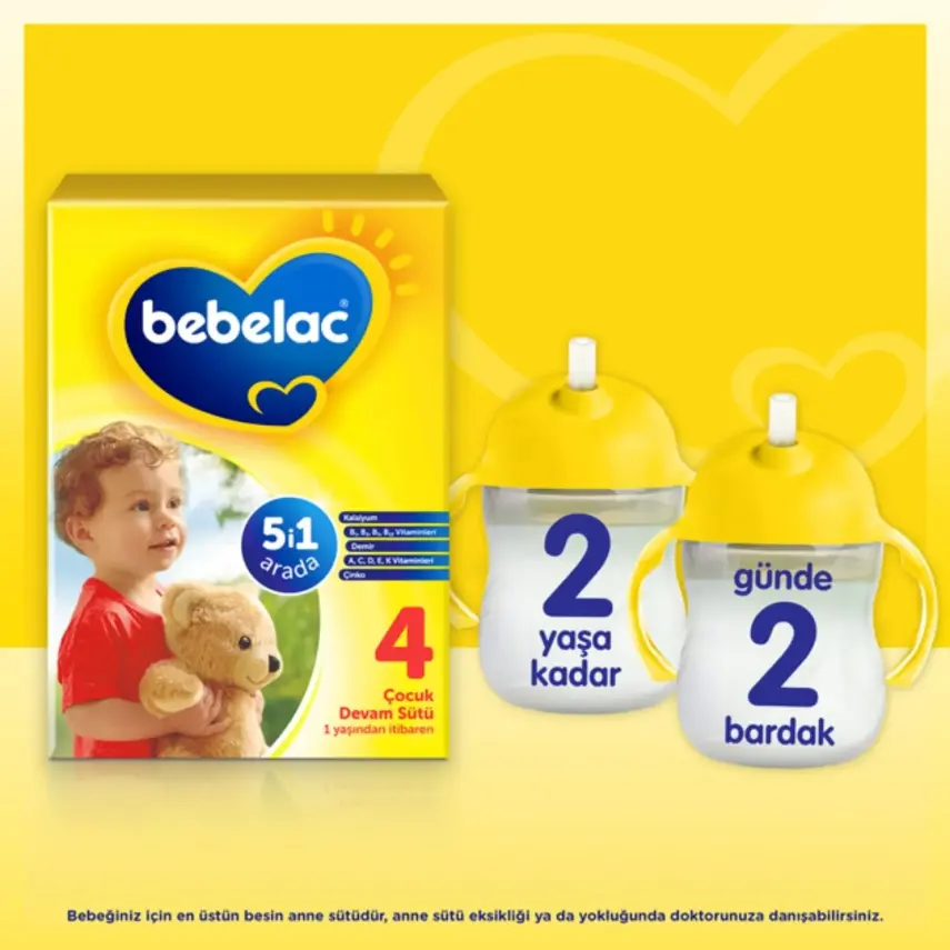 Bebelac 4 Çocuk Devam Sütü 800 Gr - 5