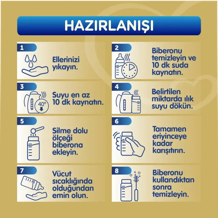 Bebelac Gold 1 Devam Sütü 800 gr - 4