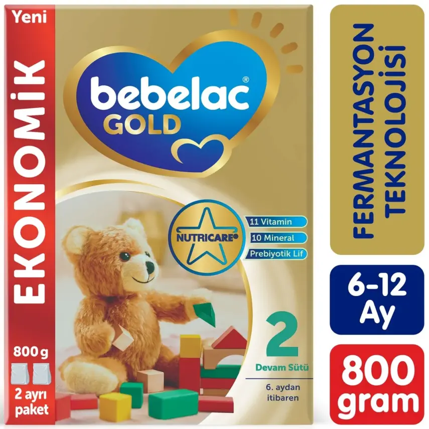 Bebelac Gold 2 Devam Sütü 800 gr - 1