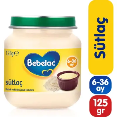 Bebelac Kavanoz Mamasi Sütlaç 125 gr (1)