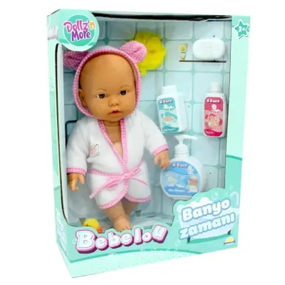 Bebelou Banyo Zamanı Bebek Set 35 Cm - 3