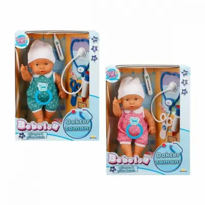 Bebelou Doktor Zamanı Bebek Set 35 Cm (1)