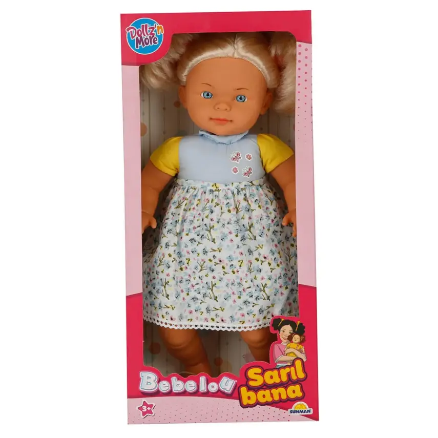 Bebelou Sarıl Bana Siyah Saçlı 40 Cm - 4