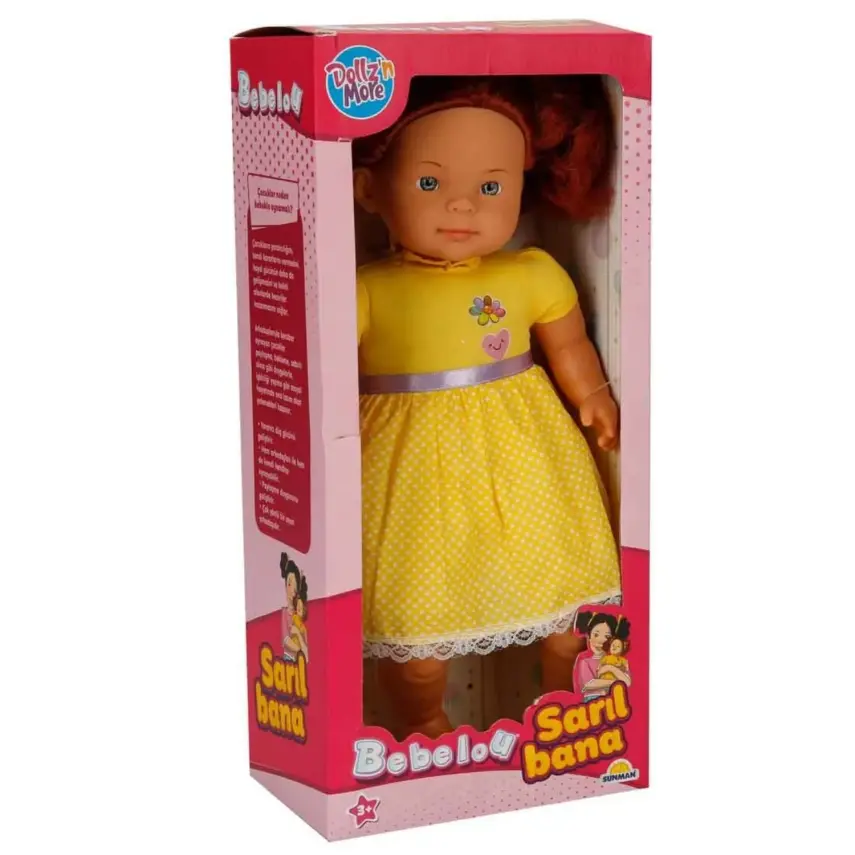 Bebelou Sarıl Bana Siyah Saçlı 40 Cm - 14