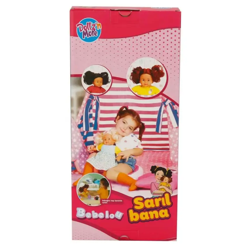 Bebelou Sarıl Bana Siyah Saçlı 40 Cm - 13