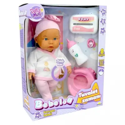 Bebelou Tuvalet Zamanı Bebek Set Sesli - 1