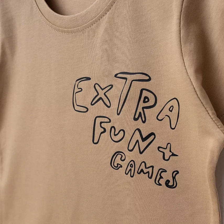 Bebolly 2li Takım Extra Fun Baskılı S.Kahve - 2
