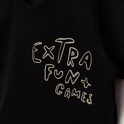 Bebolly 2li Takım Extra Fun Baskılı Siyah - 2