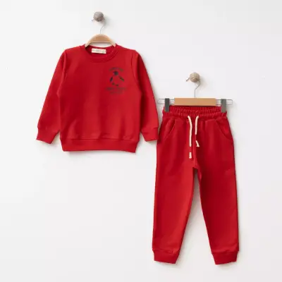 Bebolly 2li Takım Generations Baskılı Kırmızı