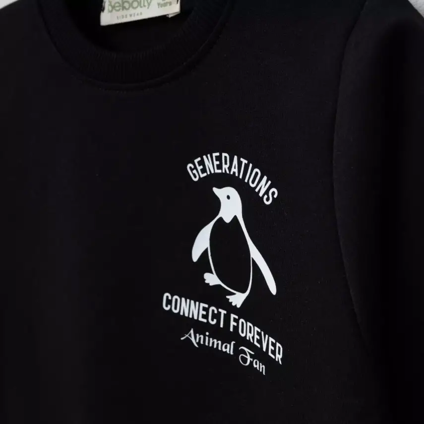 Bebolly 2li Takım Generations Baskılı Siyah - 2