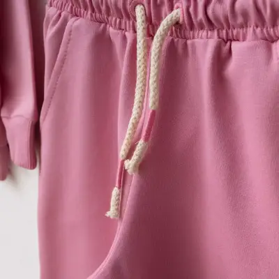 Bebolly 2li Takım Papatya Baskılı Pembe - 3