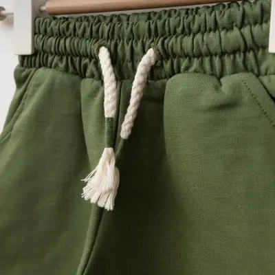 Bebolly Çocuk Şort Basic Haki Unisex - 2