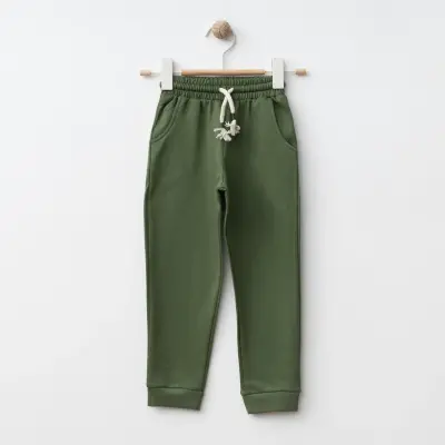 Bebolly Erkek Çocuk Eşofman Altı Basic Haki - 3