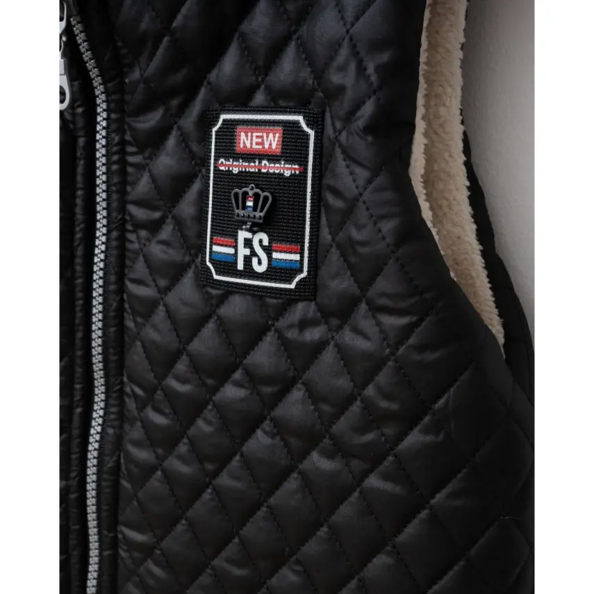 Bebolly Erkek Yelek Baklava Desenli Siyah - 9