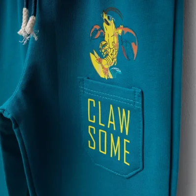 Bebolly Eşofman Altı Claw Some Turkuaz - 3