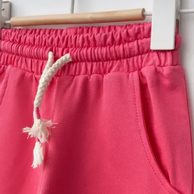 Bebolly Hello Baskılı Kız Çocuk 2li Takım Fuşya - 2