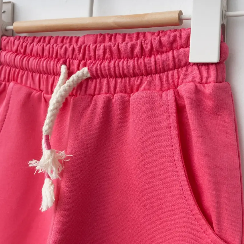 Bebolly Hello Baskılı Kız Çocuk 2li Takım Fuşya - 4