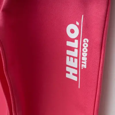 Bebolly Hello Baskılı Kız Çocuk 2li Takım Fuşya - 8