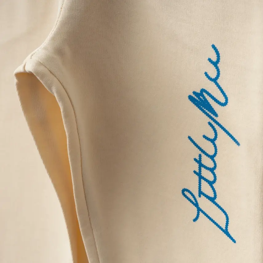 Bebolly Littlimu Baskılı Çocuk Eşofman Altı Unisex Bej - 6