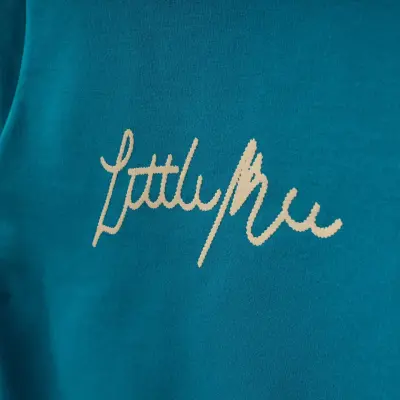 Bebolly Littlimu Baskılı Çocuk Sweatshirt Unisex Turkuaz - 3
