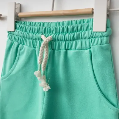 Bebolly Makes Me Smile Baskılı Çocuk Eşofman Altı Unisex Mint - 2