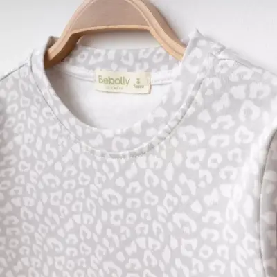 Bebolly Pijama Takımı Baskılı Gri (1)