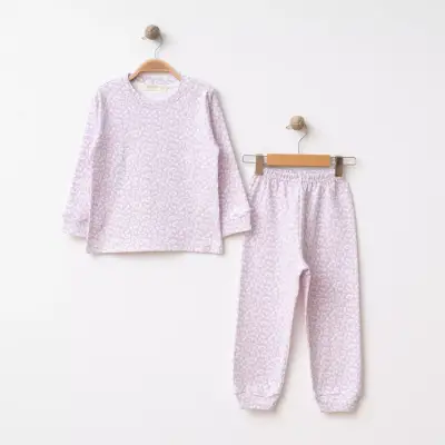 Bebolly Pijama Takımı Baskılı Lila