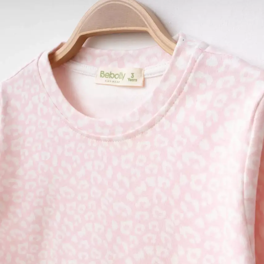 Bebolly Pijama Takımı Baskılı Pembe - 2