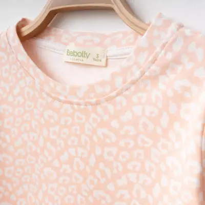 Bebolly Pijama Takımı Baskılı Pudra (1)