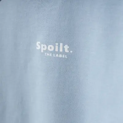 Bebolly Spoilt Baskılı Erkek Çocuk Sweatshirt Mavi - 6