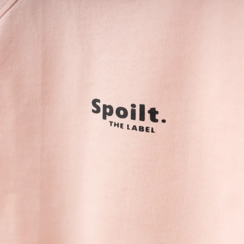 Bebolly Spoilt Baskılı Kız Çocuk Sweatshirt Pudra - 3