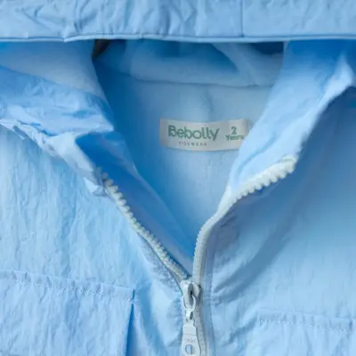 Bebolly Yağmurluk Kapaklı Cep Mavi (1)