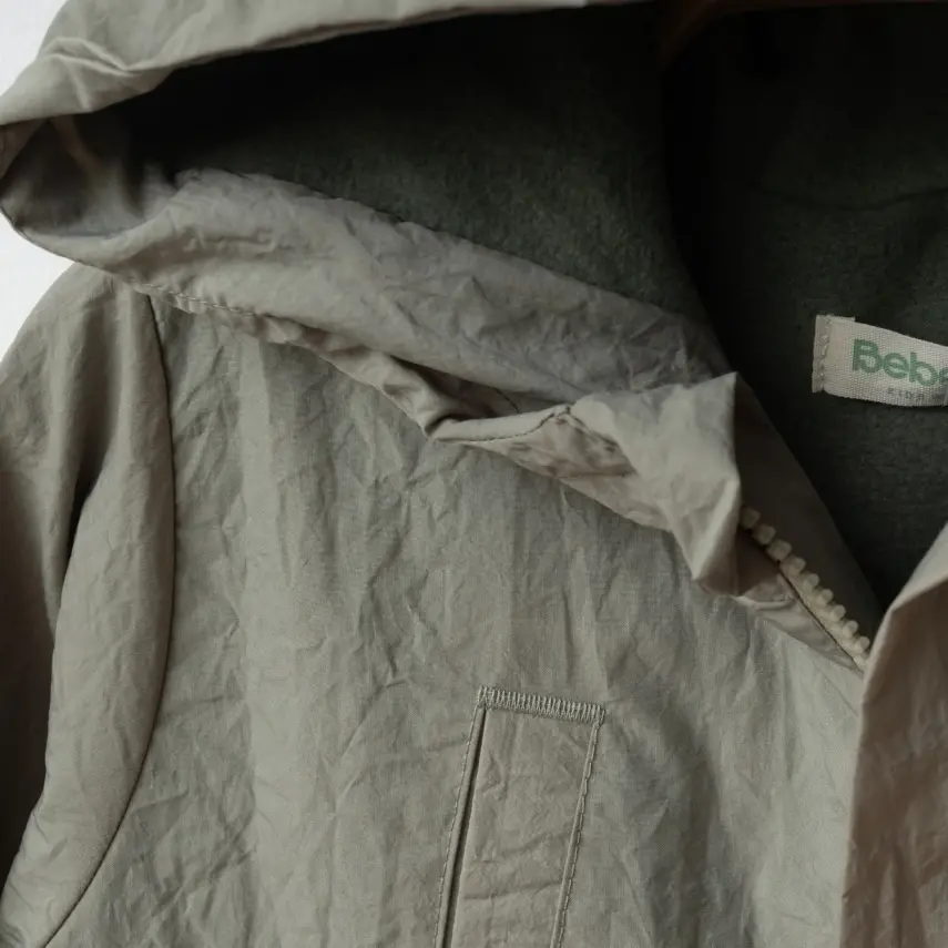 Bebolly Yağmurluk Kapaklı Cep Yeşil - 6