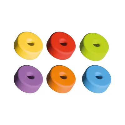 Bee Smart Ahşap Renkli Halkalar Eğitici Set - 5