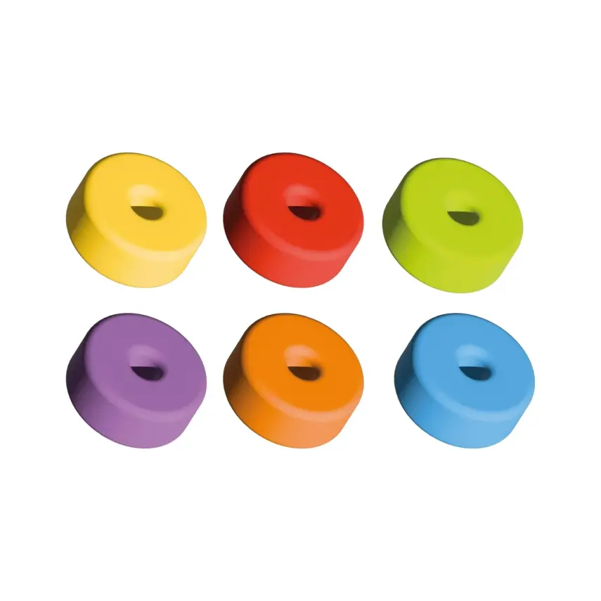 Bee Smart Ahşap Renkli Halkalar Eğitici Set - 5