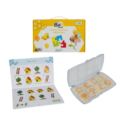 Bee Smart Görsel Ve İşitsel Dikkati Güçlendirme Seti 2 Yaş - 3