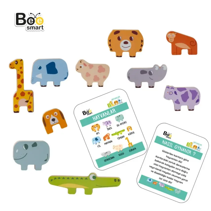 Bee Smart Hayvanlar Blok - 5