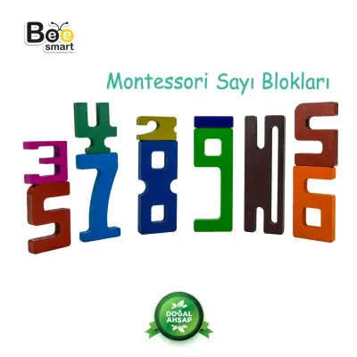 Bee Smart Montessori Sayı Blokları (1)