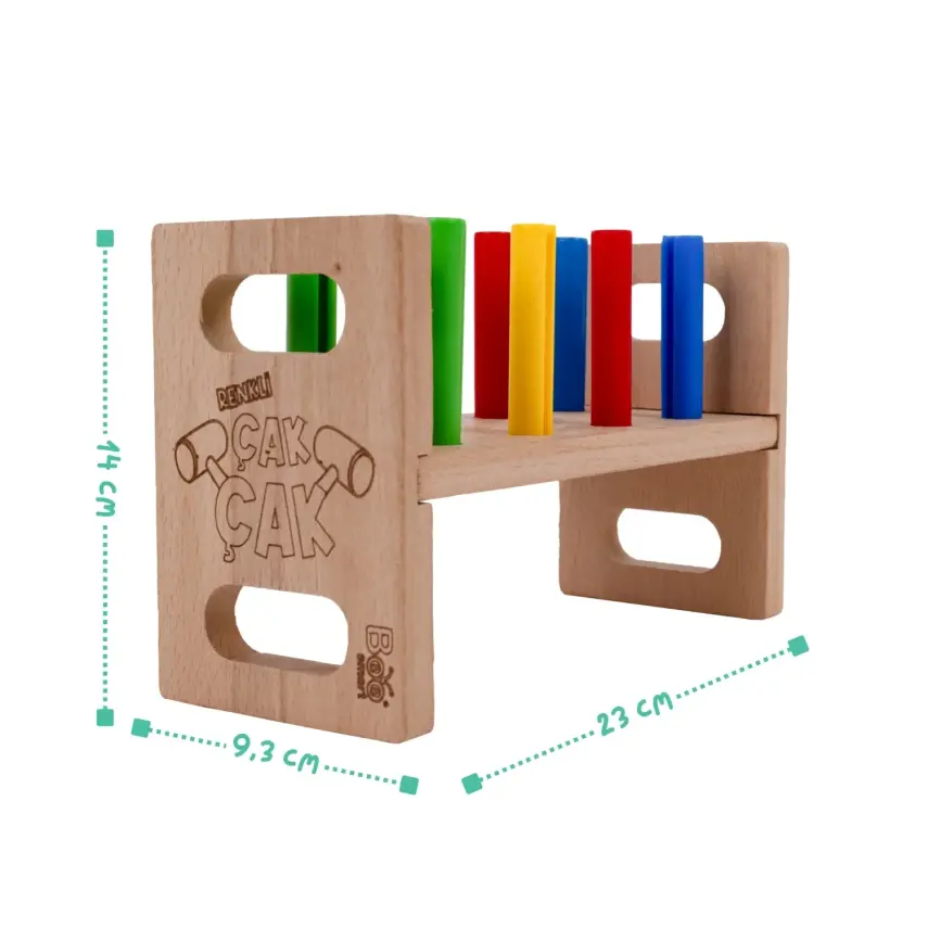 Bee Smart Renkli Çak Çak Öğrenme Oyuncağı - 4