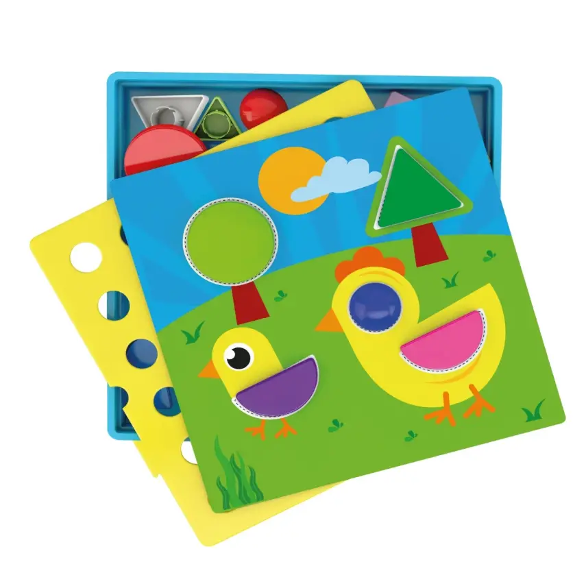 Bee Smart Şekil Bul Eğitici Oyuncak Kutu Oyunu  - 7