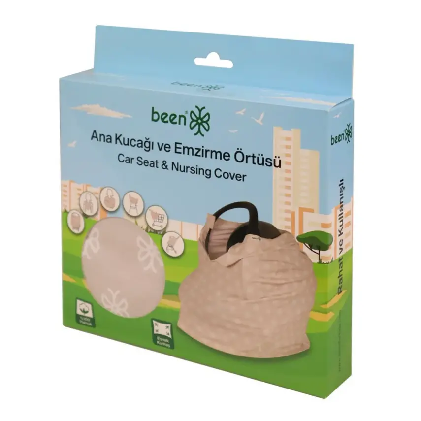 Been Ana Kucağı ve Emzirme Örtüsü Beige - 12