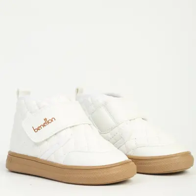 Benetton Ayakkabı Spor Beyaz - 4