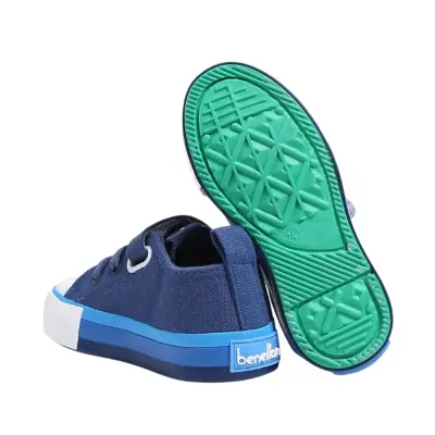 Benetton Ayakkabı Spor Keten Lacivert - 2