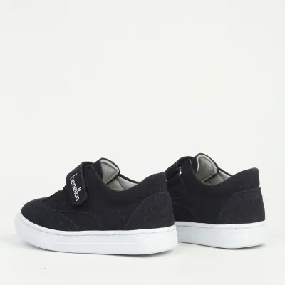 Benetton Ayakkabı Spor Lacivert Nubuk - 4