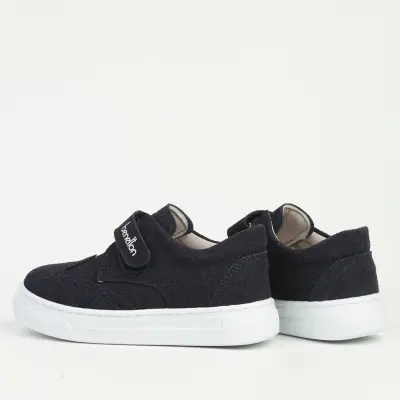 Benetton Ayakkabı Spor Lacivert Nubuk - 4