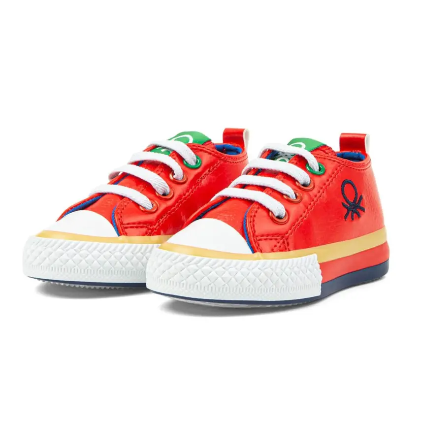 Benetton Ayakkabı Spor Patik Kırmızı - 1