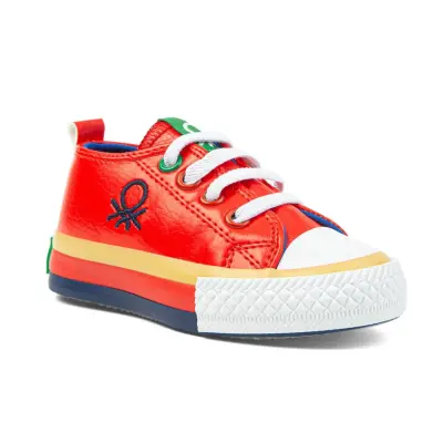 Benetton Ayakkabı Spor Patik Kırmızı - 2